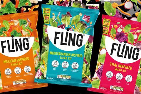 Fling salad range