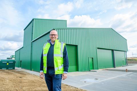 James Truscott, managing director of Branston, outside the Protien Plant