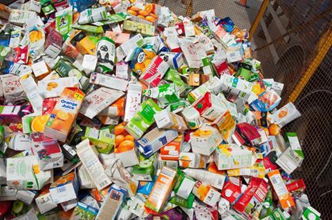 Beverage cartons for recycling