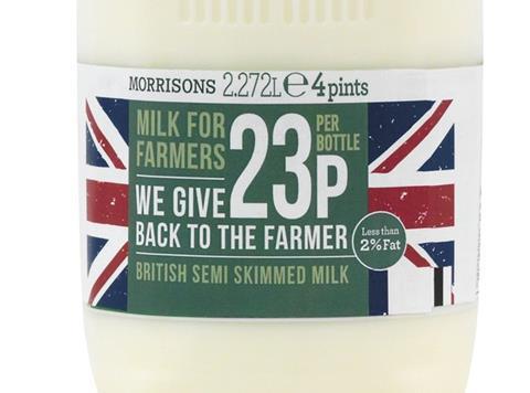 Morrisons Milk For Farmers semi skimmed