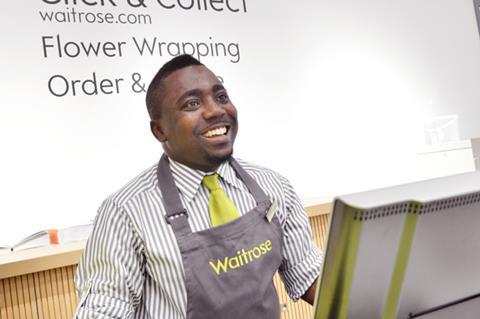 Waitrose click & collect concierge desk