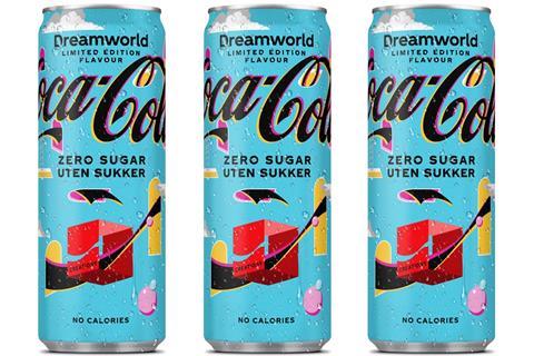 Coca-Cola Dreamworld cans