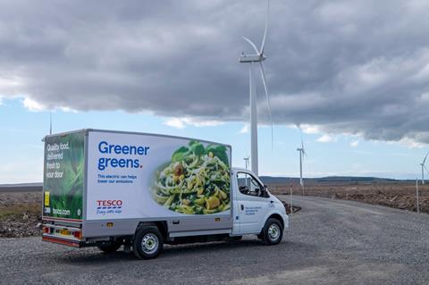 Tesco EV van