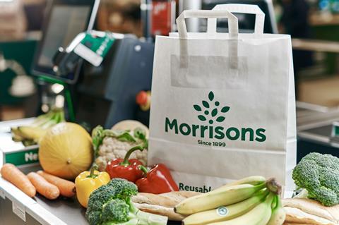 Morrisons paper bag