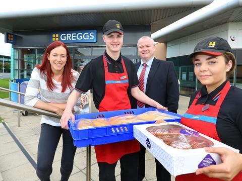 Greggs apprentices