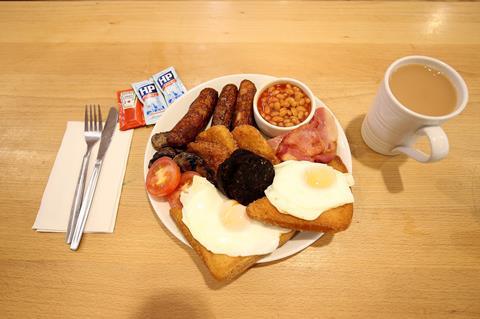 Morrisons Black Fryday breakfast