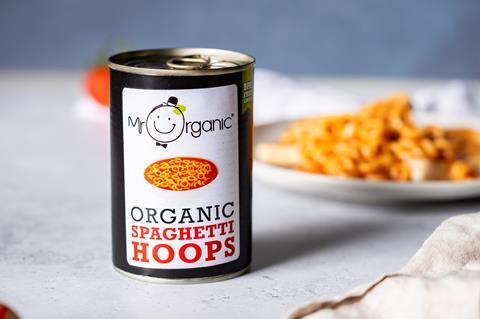 Mr Organic spaghetti hoops