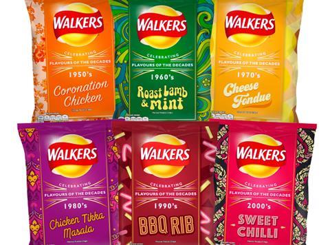 Walkers 70th birthday limited edition lineup