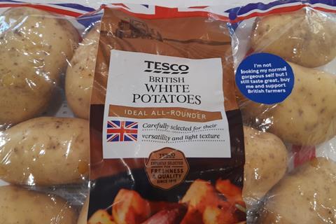 Tesco links with Branston to sell cheaper potatoes usually sent to ...
