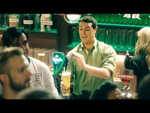 carlsberg beer lager pub pump bar advert brand