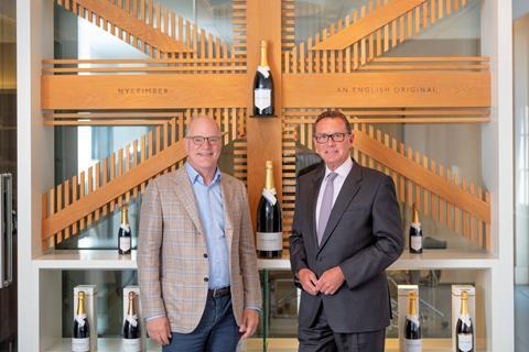 Eric Heerema (left) and Richard Carter new CEO of Nyetimber