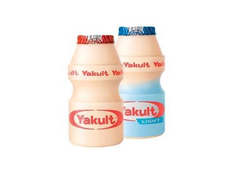 Yakult bottles