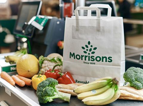 Morrisons paper bag