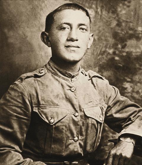1919 Army Photo of Jack Cohen