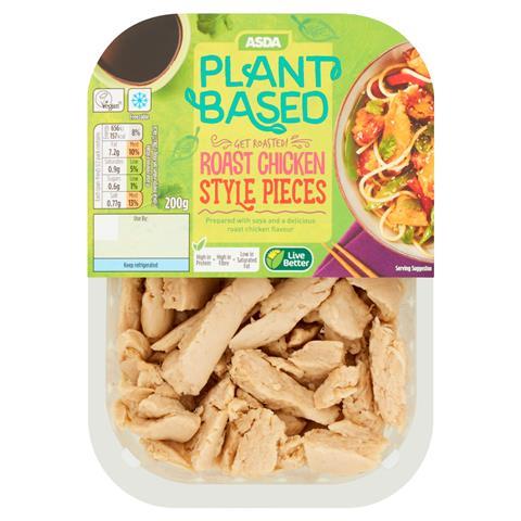 Asda Plant Based Roast Chicken Style Pieces