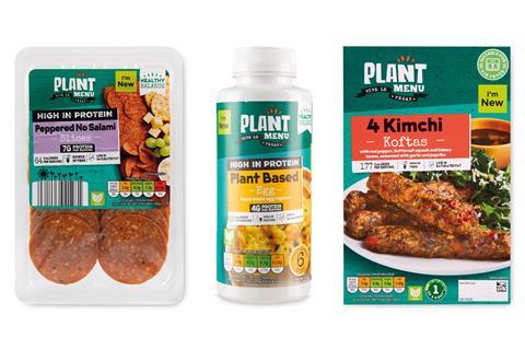 aldi plant menu vegan plantbased egg