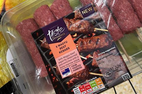 Sainsburys NZ beef kebabs