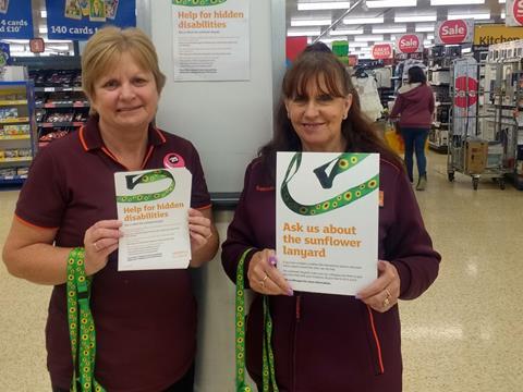 Sainsburys lanyard for disabilities 