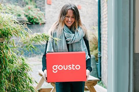 Gousto delivery box