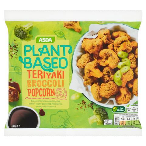 Asda Plant Based Teriyaki Broccoli Popcorn