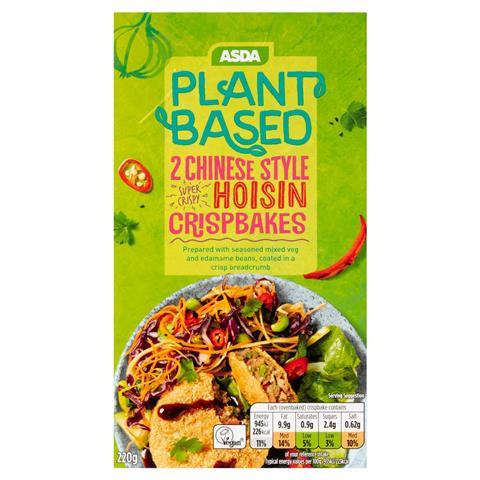 Asda Plant Based 2 Chinese Style Hoisin Crispbakes