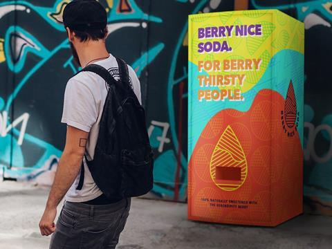 Berry Nice Soda vending machine