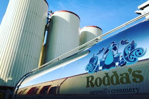 Rodda's Milk Tanker and Silo