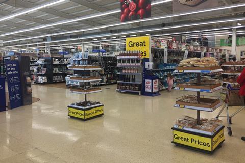 Tesco aisle promo offers