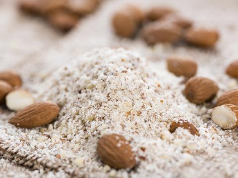 ground almond nut protein