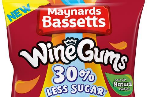 Maynards Bassetts Wine Gums 30% Less Sugar 130g