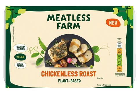 Meatless Farm Chickenless Joint Pack Shot