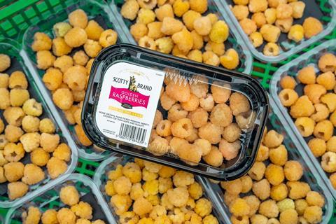 Exclusive to Asda - Scotty Brand and Bruce Farms' Scottish Grown Golden Raspberries (1)