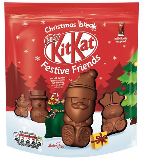 KitKat Santa Large Pouch 220g FF