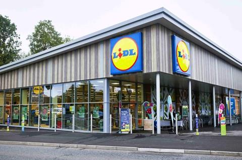lidl store sign