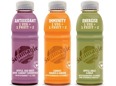 Sunmagic functional smoothies