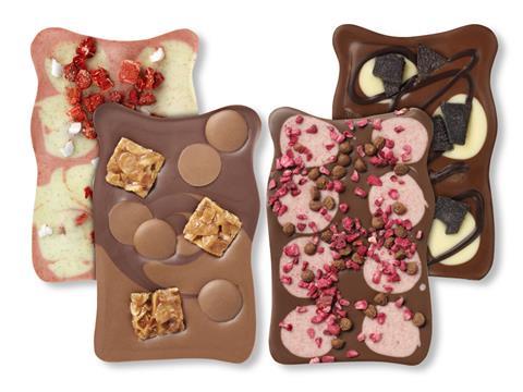 Hotel Chocolat chocolate slabs_four flavours combined 