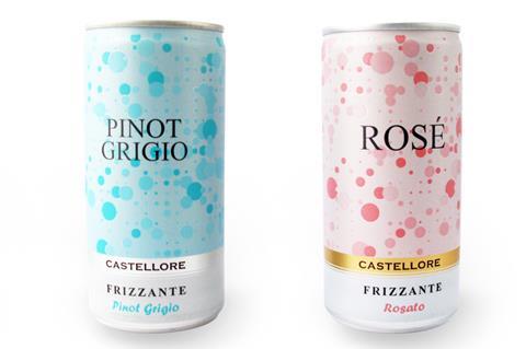 aldi castellore frizzante canned wine