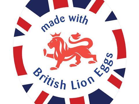 Made with British Lion eggs logo