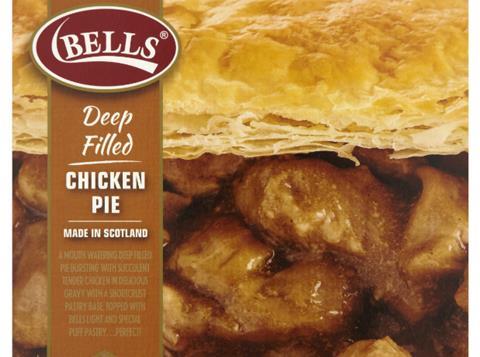 Bells Deep Filled chicken pie