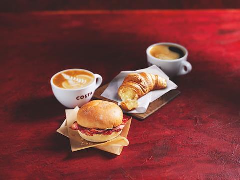 Costa breakfast meal deal 
