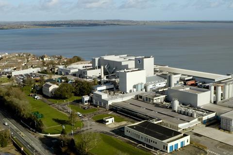 Aerial view of Wexford Facility. It is one of Danone's Carbon Netral certified plants