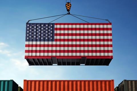 us usa american flag trade shipping