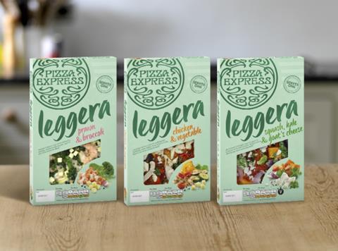 PizzaExpress Leggera range for grocery