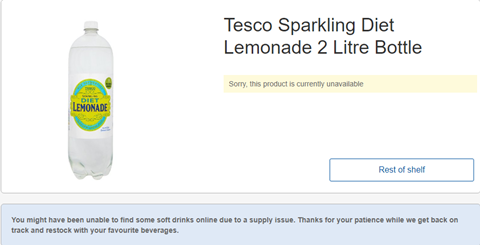 Tesco CO2 out of stock notice_not correct web size