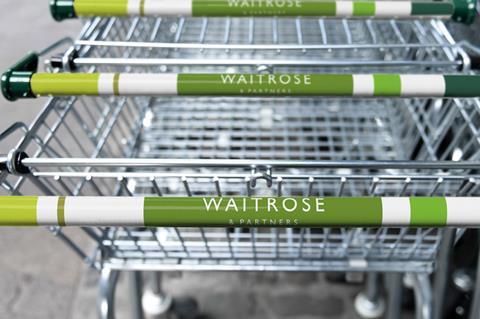 waitrose and partners trolleys