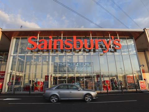 Sainsburys fascia store 