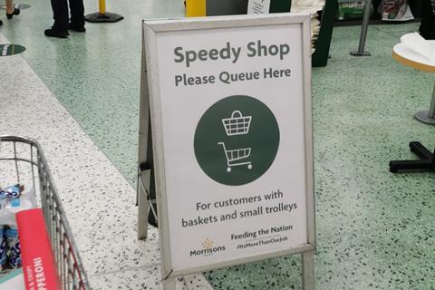 morrisons speedy checkout