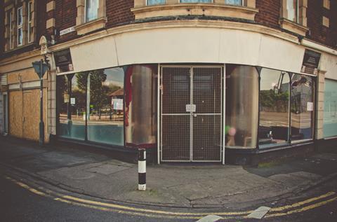 closed shop high street