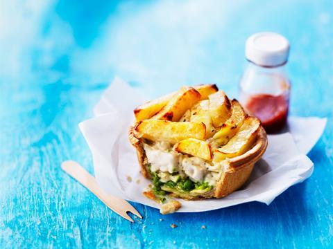 Fish and chip pie M&S