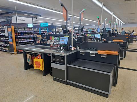 Sainsbury's hybrid self checkout